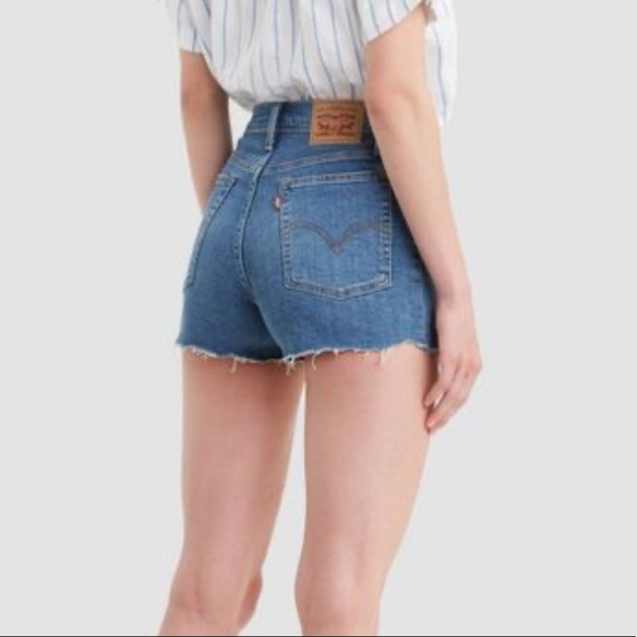 Levis High Rise Hypersoft Shorts 